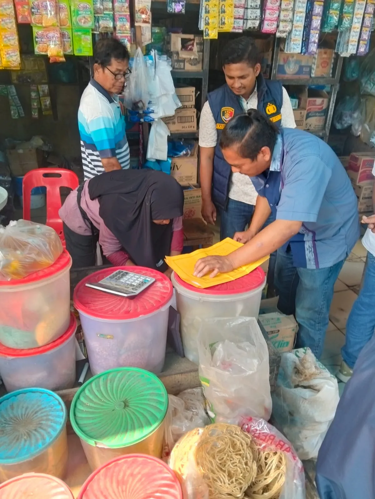 Satgas Cek Stabilitas Harga Bahan Pokok di Pasar Deli Serdang