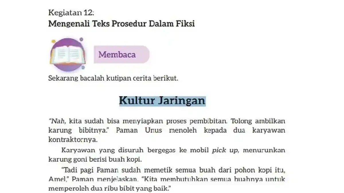 Panduan Kunci Jawaban Bahasa Indonesia Kurikulum Merdeka Kelas 7 Halaman 93