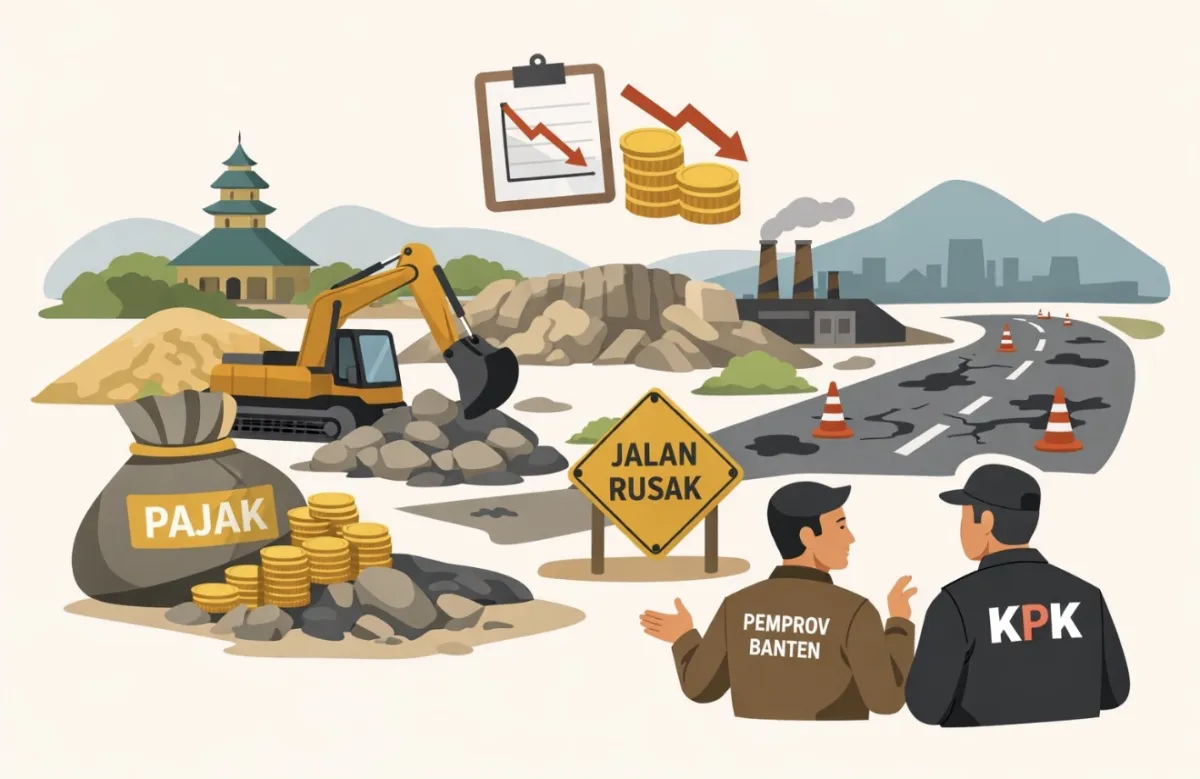 Pemprov Banten dan KPK Soroti Ketimpangan Pajak Tambang dan Infrastruktur