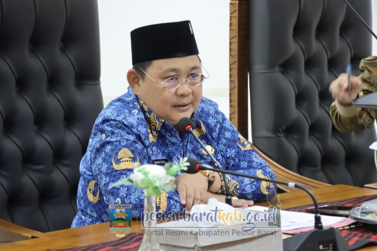 Wakil Bupati Pesisir Barat Terima Audiensi PPTI Lampung untuk Pemberantasan TBC