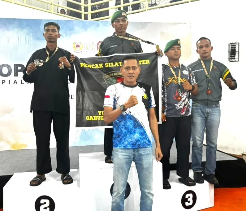 Atlet Kodim 1308/LB Raih Juara di Open Turnamen Pencak Silat Militer