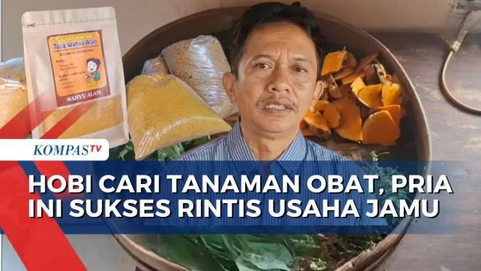 Pria Kediri Sukses Usaha Jamu Instan Berkat Hobi Herbal