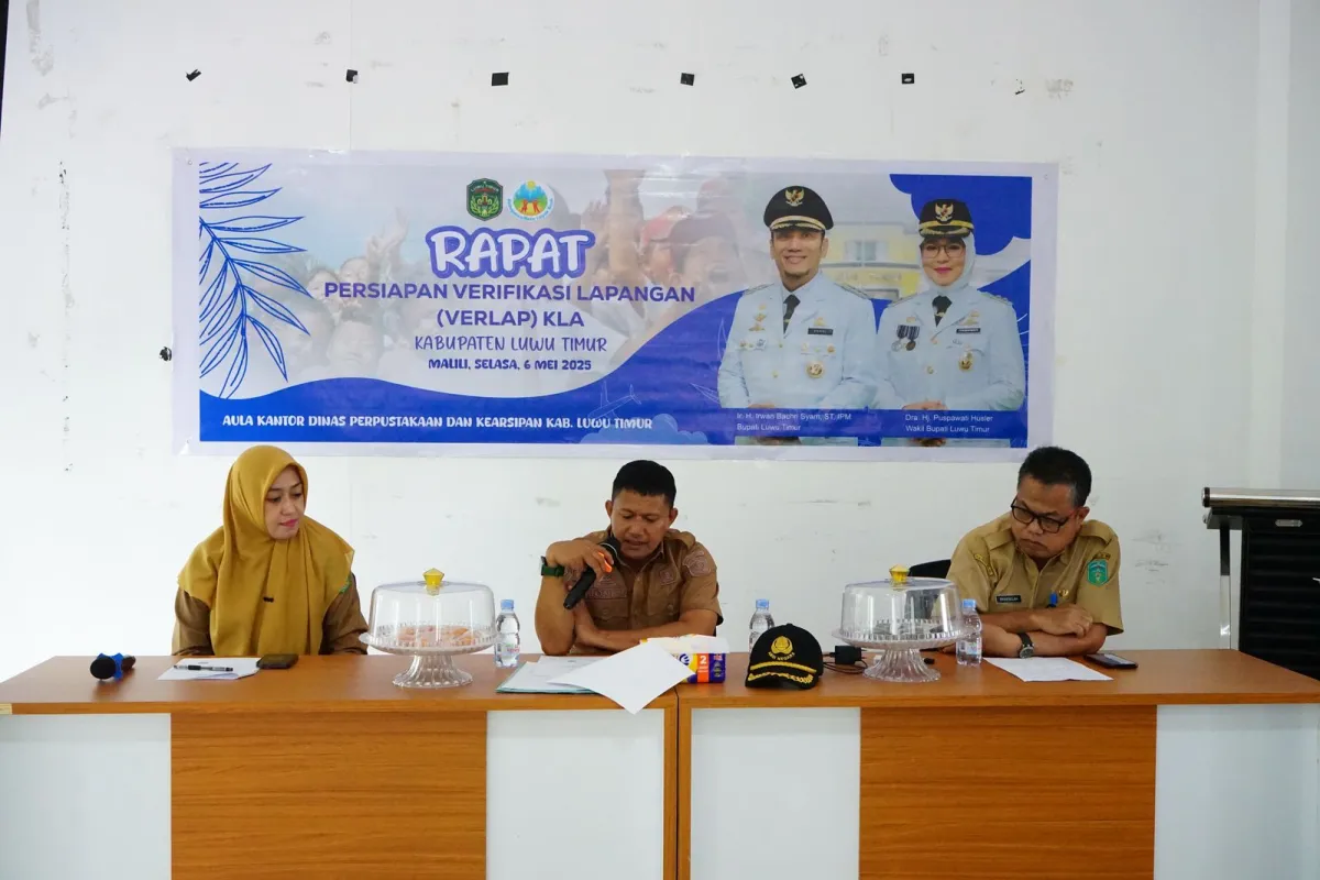 Persiapan Verifikasi Lapangan KLA 2024 oleh Dinas Sosial Luwu Timur