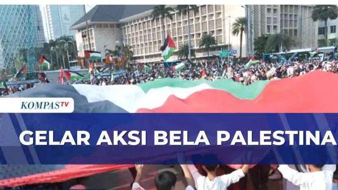 Aksi Solidaritas untuk Palestina Digelar di Jakarta