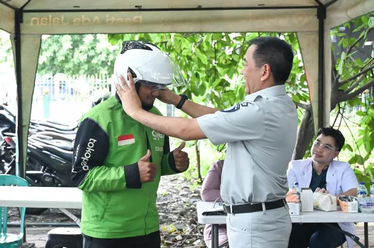 Jasa Raharja Tingkatkan Keselamatan Jalan Melalui Kerja Sama dengan Komunitas Ojol