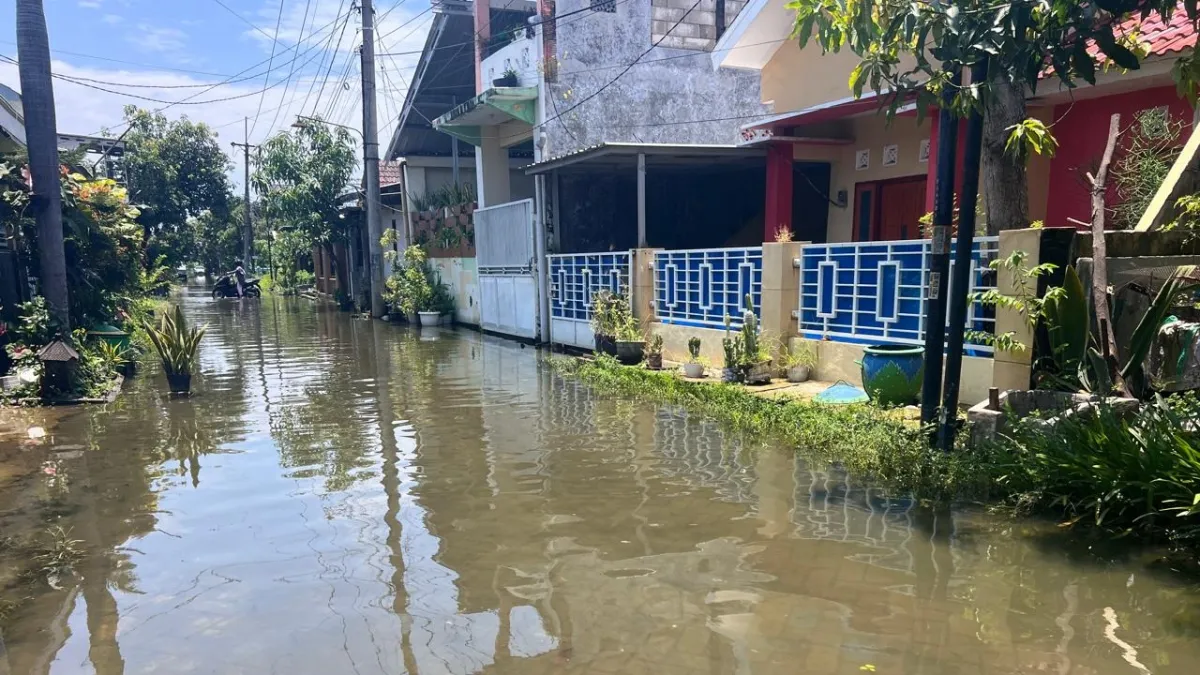 Banjir di Perumahan Sentra Alam, Sidoarjo Masuki Hari Keempat, 48 Lansia Terkena Penyakit
