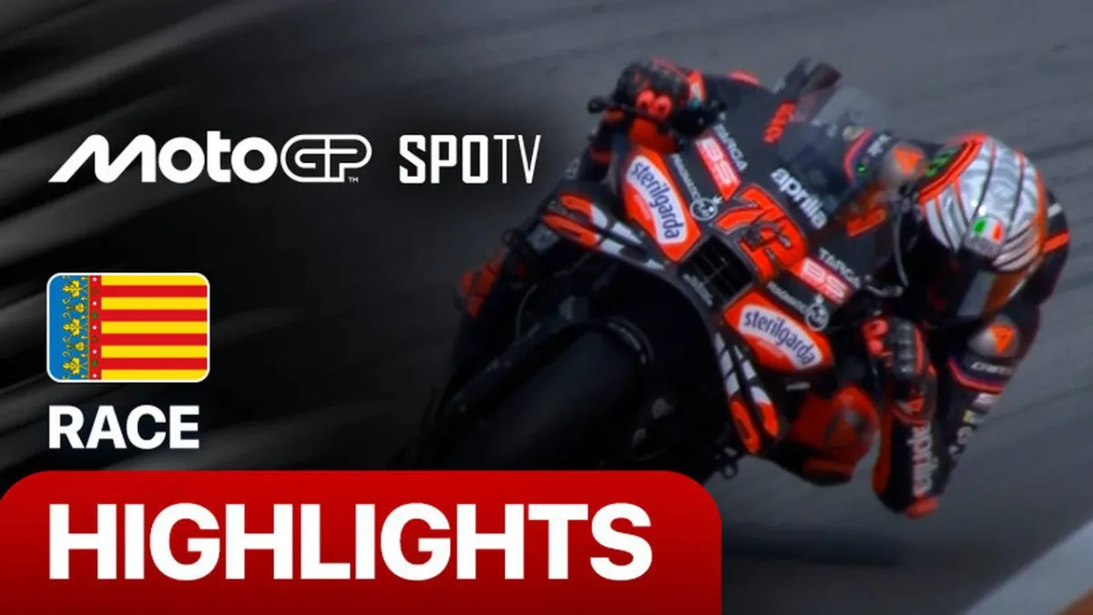 Hasil Balapan MotoGP Valencia 2025: Bezzechi Juara