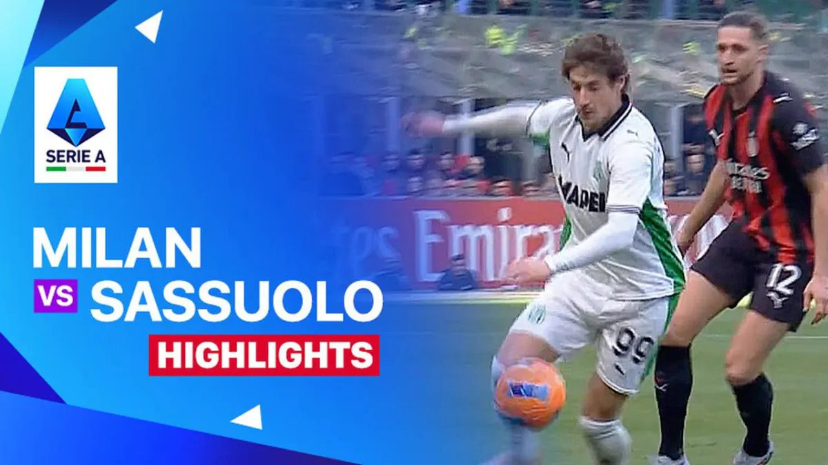 Sorotan Pertandingan Milan vs Sassuolo di Serie A 2025/26