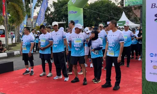 Kapolsek Bantul Amankan Fun Run Hari Kesehatan Nasional
