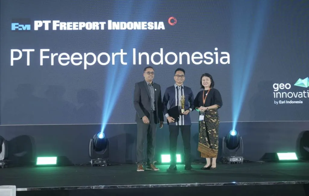 Freeport Indonesia Raih Penghargaan GeoInnovation 2025 untuk Inovasi Teknologi Geospatial
