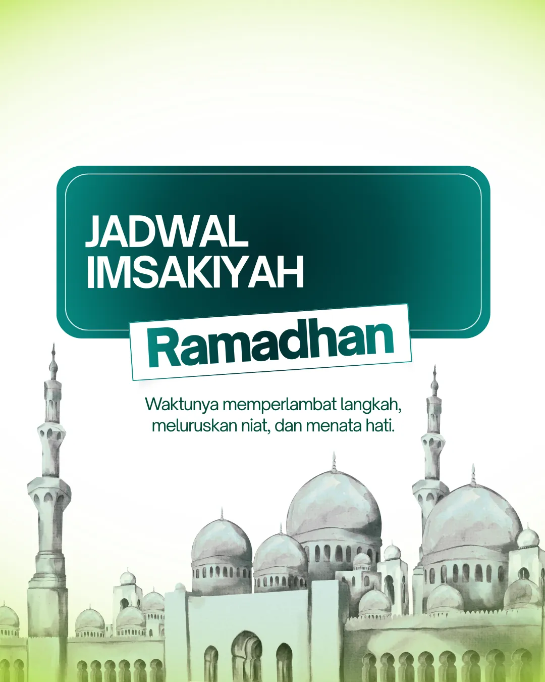 Jadwal Imsakiyah Ramadhan 1447 H untuk Kota Semarang