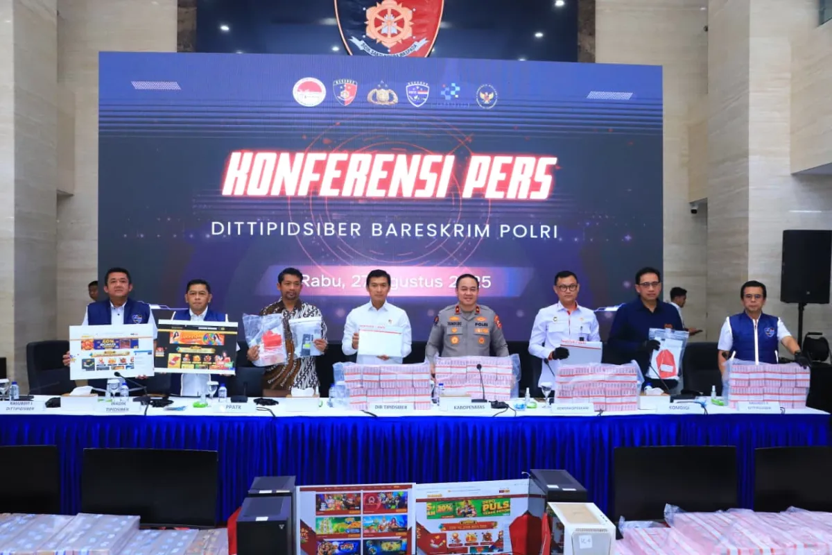 Polri Ungkap Sindikat Judi Online Internasional, Sita Rp16,4 Miliar dan Bekukan 76 Rekening