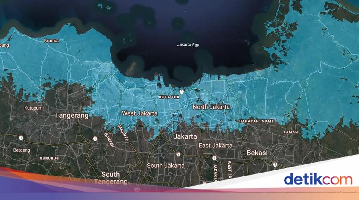 Proyeksi Jakarta Tenggelam pada Tahun 2030