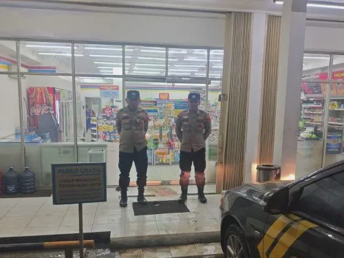 Polsek Sekincau Tingkatkan Patroli Keamanan di Objek Vital