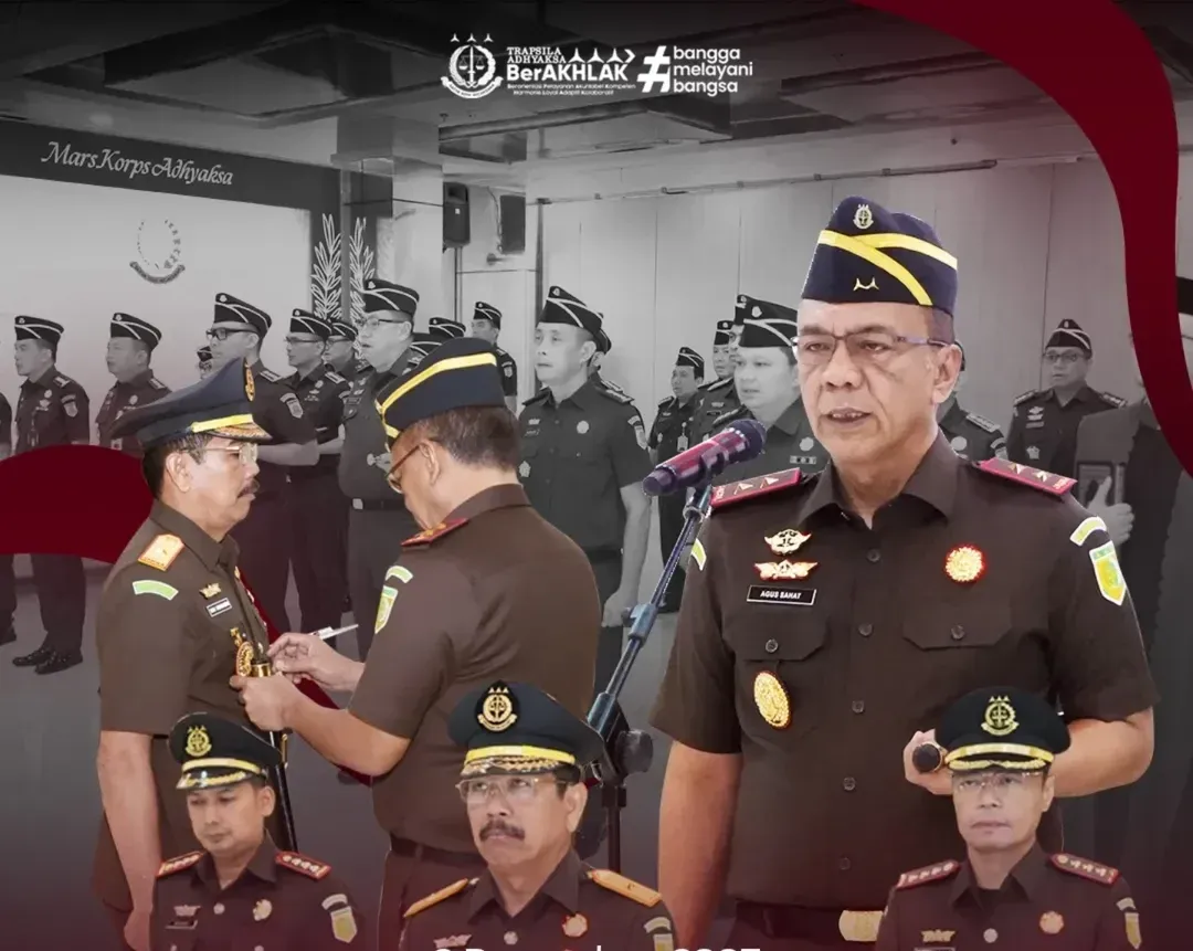 Pelantikan Pejabat Eselon II dan III Kejaksaan Tinggi Jatim di Surabaya