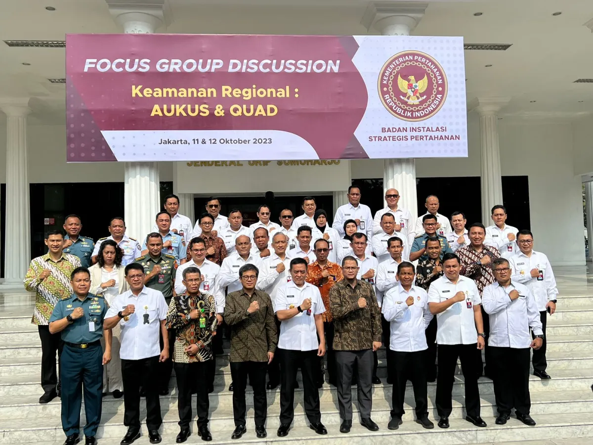 FGD Bahas Keamanan Regional AUKUS dan QUAD di Kementerian Pertahanan