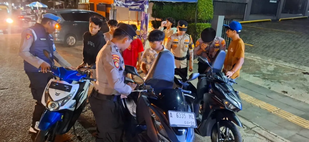 Polres Pandeglang Tingkatkan Patroli Malam Cegah Balap Liar