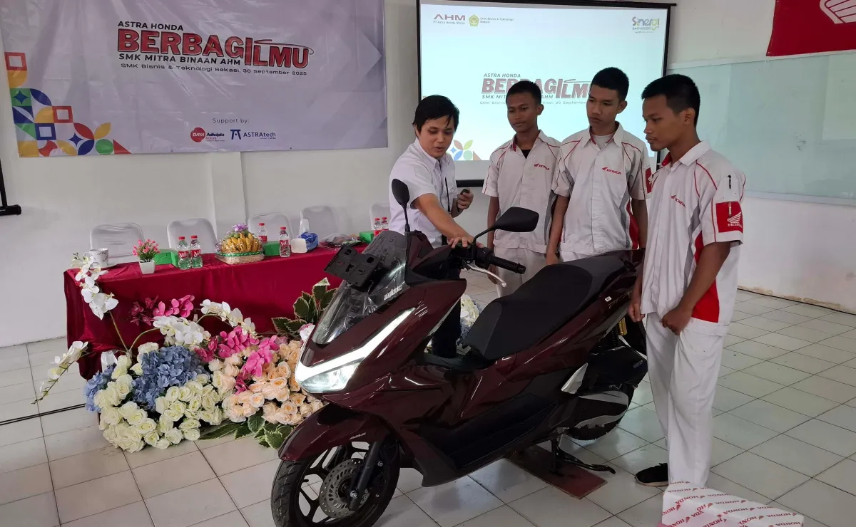Astra Honda Tingkatkan Kualitas Pendidikan Vokasi di SMK Bisnis dan Teknologi Bekasi