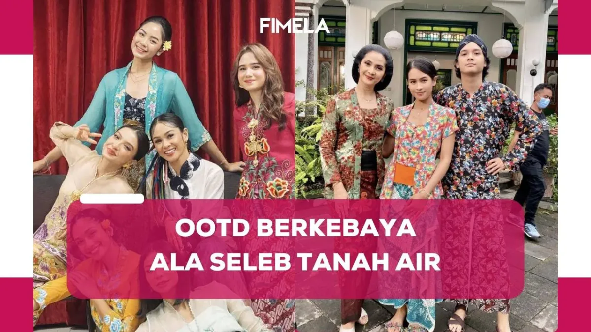 Inspirasi OOTD Kasual Berkebaya dari Selebriti Indonesia