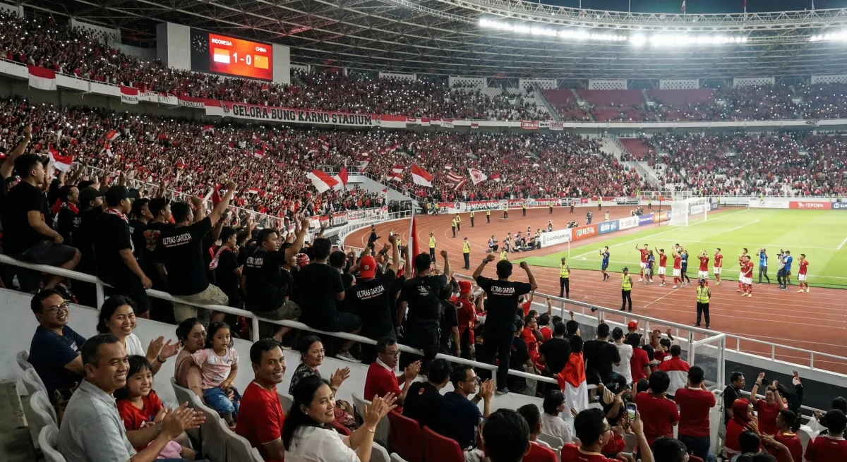 Kemenangan Dramatis Timnas Indonesia 1-0 atas China dan Perubahan Demografi Suporter di GBK
