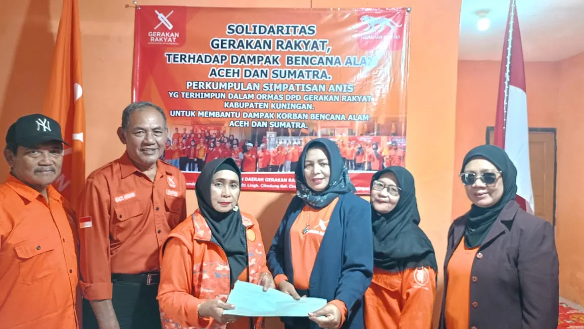 Gerakan Rakyat Kuningan Salurkan Donasi untuk Korban Bencana di Aceh dan Sumatera
