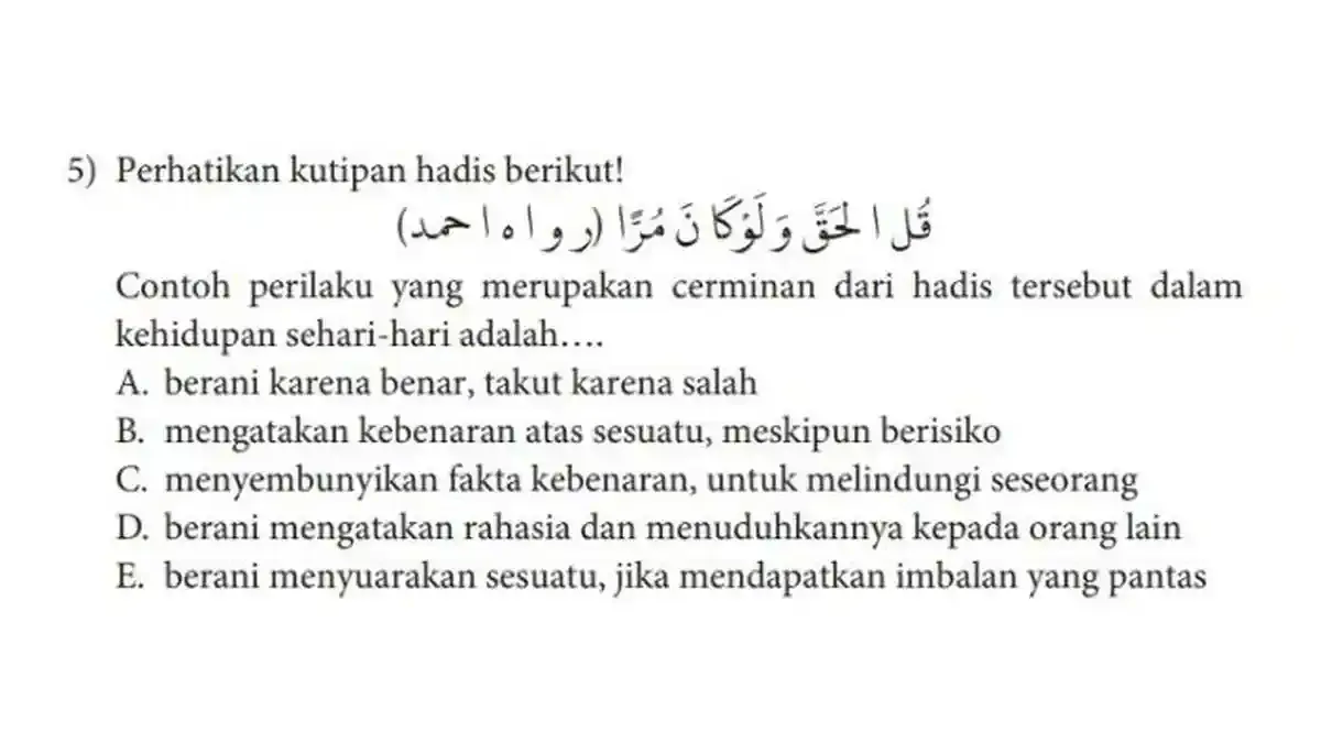 Pembahasan Akhlak dalam Pendidikan Agama Islam Kelas 10