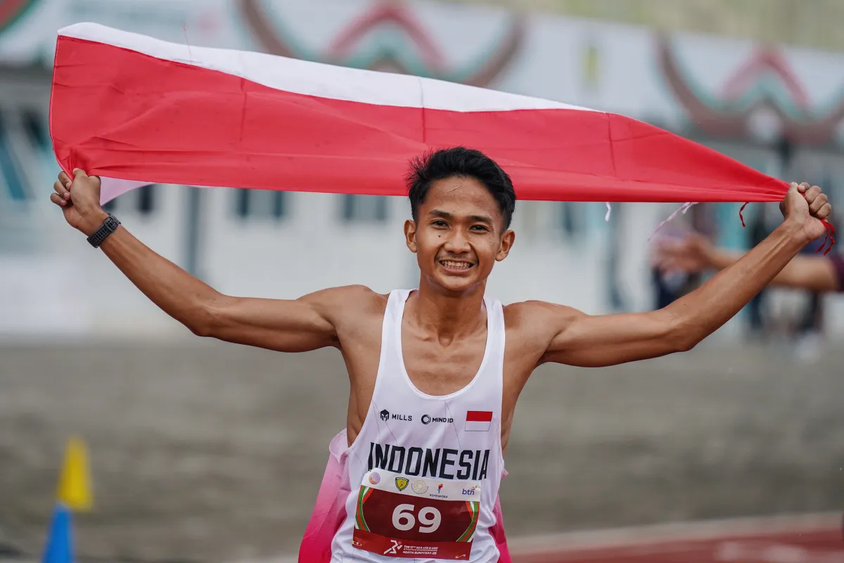Yad Hafizudin Persembahkan Emas Pertama bagi Indonesia di Kejuaraan Atletik Asia Tenggara