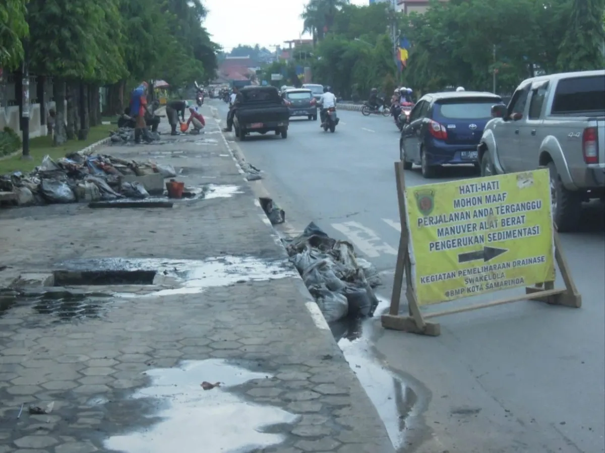 Pemkot Samarinda Fokus Perawatan Drainase Akibat Penyusutan APBD