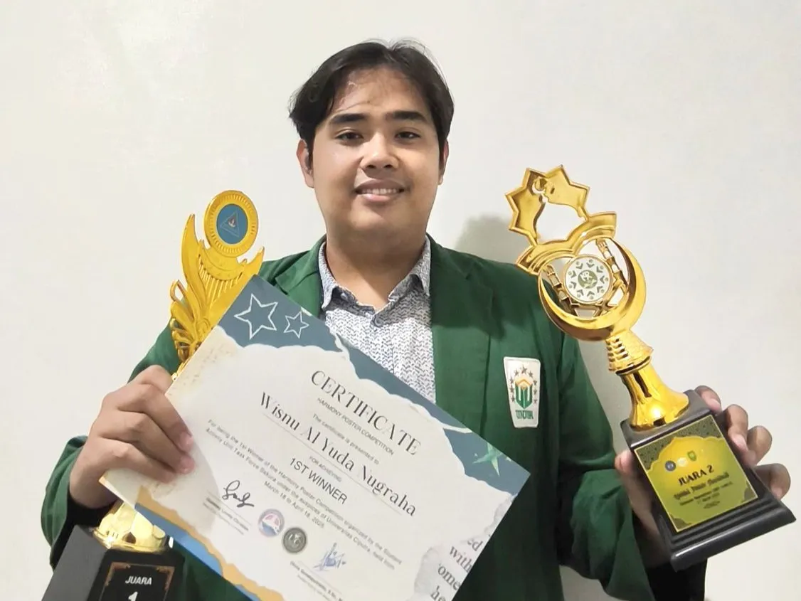 Wisnu Al Yuda: Hobi Desain Bawa Mahasiswa Unusa Raih Prestasi Internasional