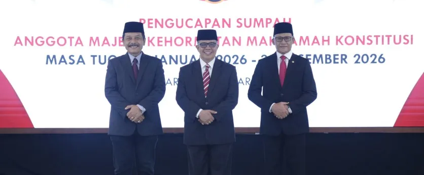 Pelantikan Anggota Majelis Kehormatan MK 2026 Dilaksanakan