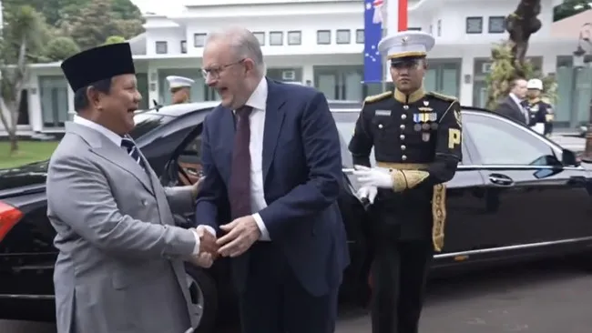 Prabowo dan Albanese Bahas Hubungan Bilateral di Istana Merdeka