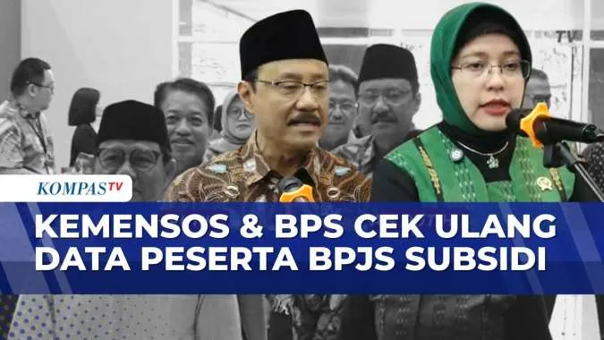 Kemensos dan BPS Lakukan Pemutakhiran Data Peserta Bantuan BPJS Kesehatan