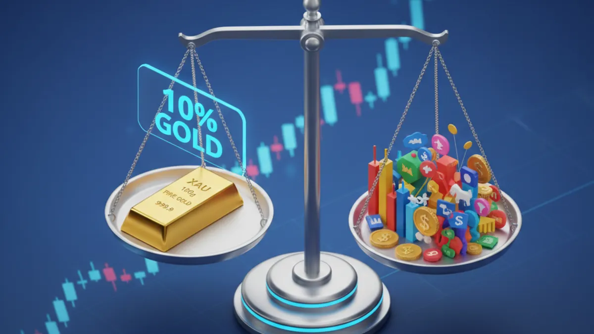 Rebalancing Emas 10%: Strategi Lindungi Portofolio di Masa Krisis