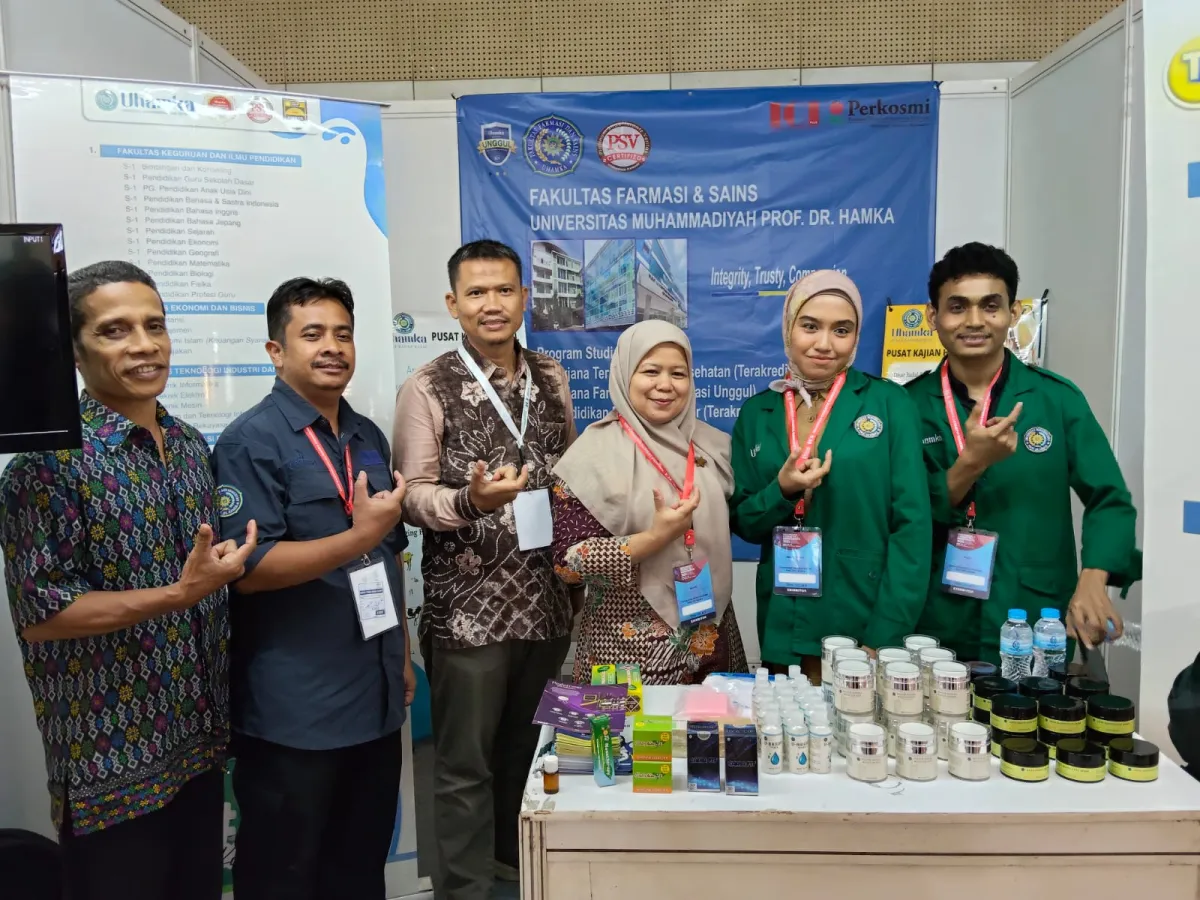 FFS Uhamka Pamerkan Kosmetik Berbahan Alam di ICI 2023