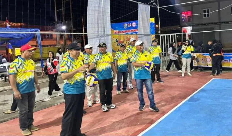 Liga Voli Kampung Mempawah 2026 Resmi Dibuka, 43 Tim Siap Berlaga