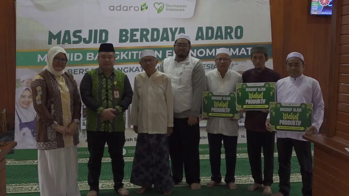 Program Masjid Berdaya: Pemberdayaan Ekonomi Umat Melalui Kolaborasi Adaro dan Koperasi
