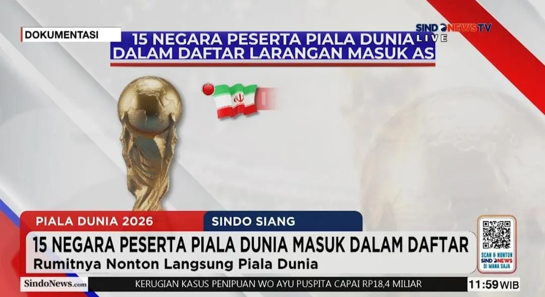 Tiket Piala Dunia 2026 Laku Keras, Namun Akses Masuk AS Jadi Kendala
