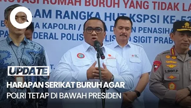 Tiga Konfederasi Buruh Dukung Polri di Bawah Kepemimpinan Presiden