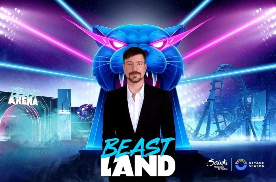 MrBeast Luncurkan Taman Hiburan 'Beast Land' di Riyadh
