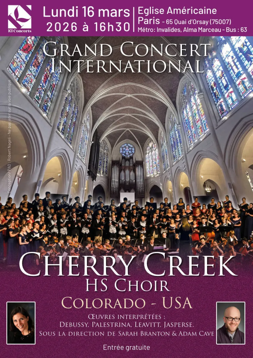 Konser Paduan Suara Cherry Creek di Gereja Amerika Paris: Pertunjukan Musik Spektakuler