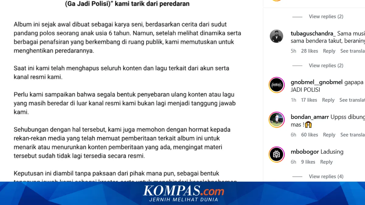 Album 'Cita-citaku' Milik Gandhi Sehat Ditarik dari Peredaran