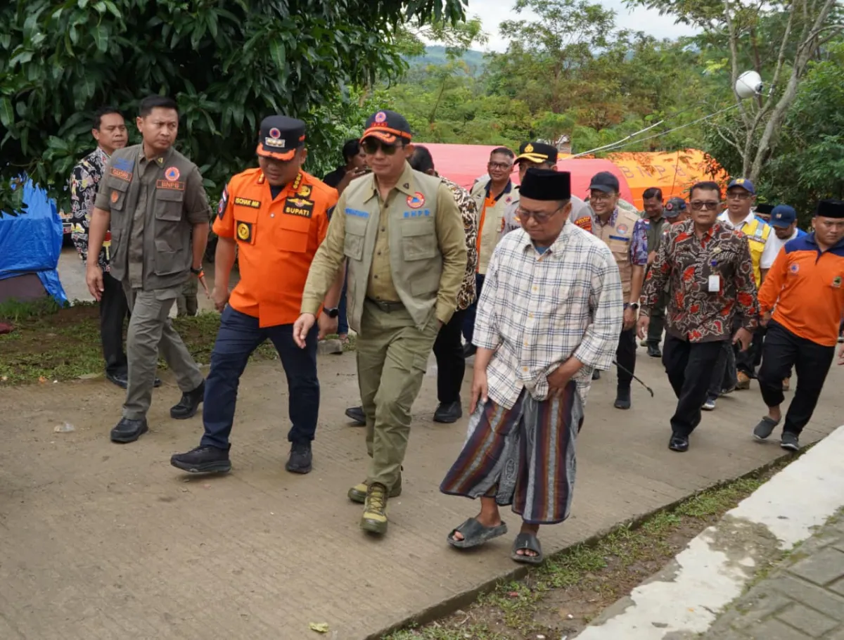 Pemkab Tegal Percepat Pembangunan 456 Unit Huntara di Padasari