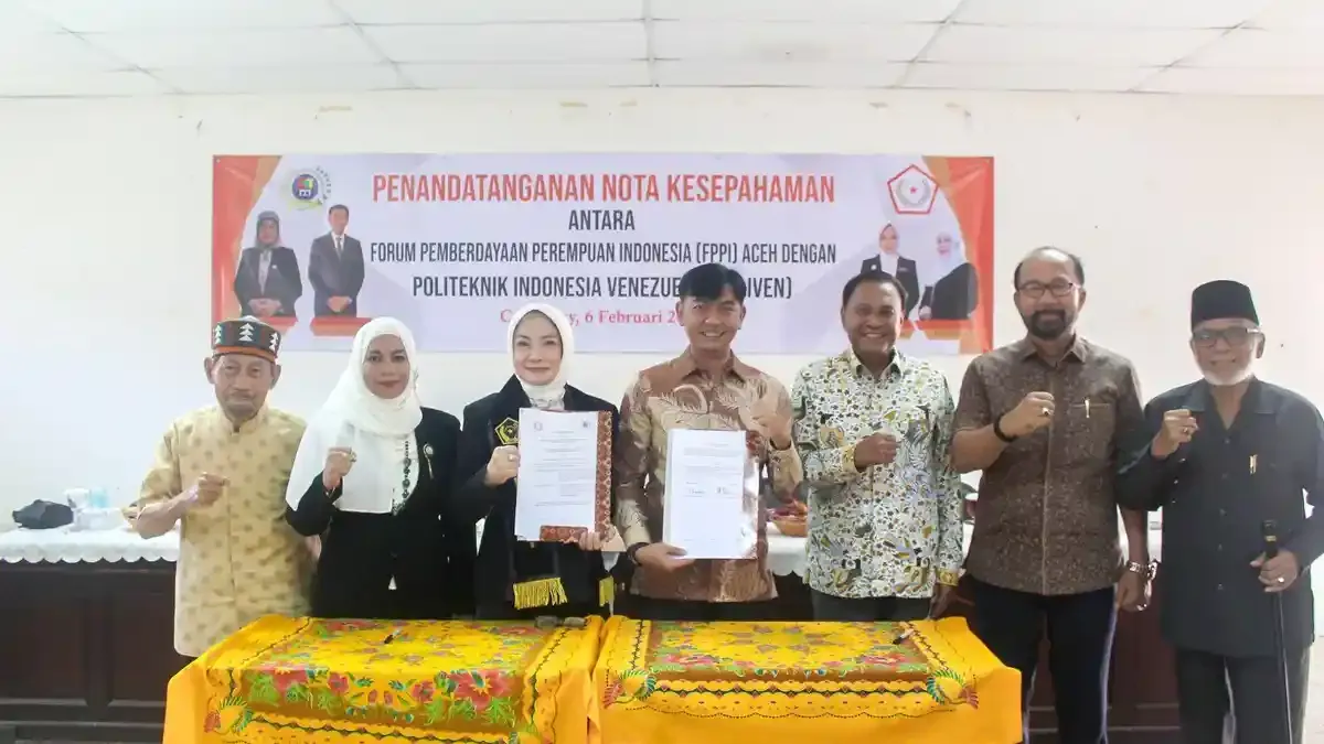 Poliven dan FPPI Tandatangani MoU untuk Pemberdayaan Perempuan di Aceh