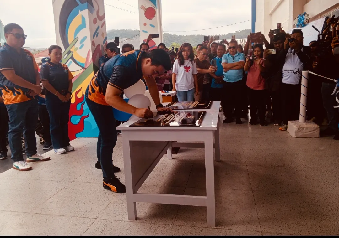 Peresmian GOR Membara Tandai Satu Tahun Kepemimpinan Bupati Sangihe