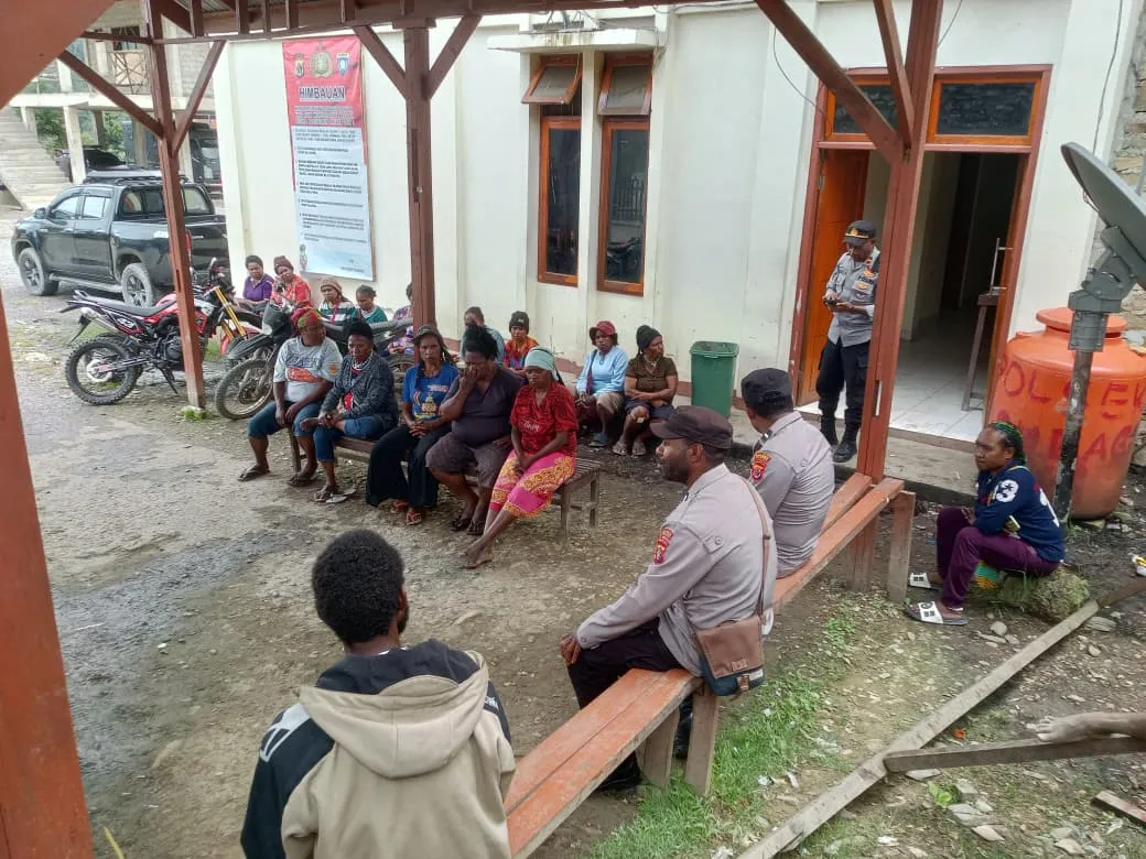 Mediasi Keluarga di Polres Tolikara Berhasil Ciptakan Kesepakatan Damai
