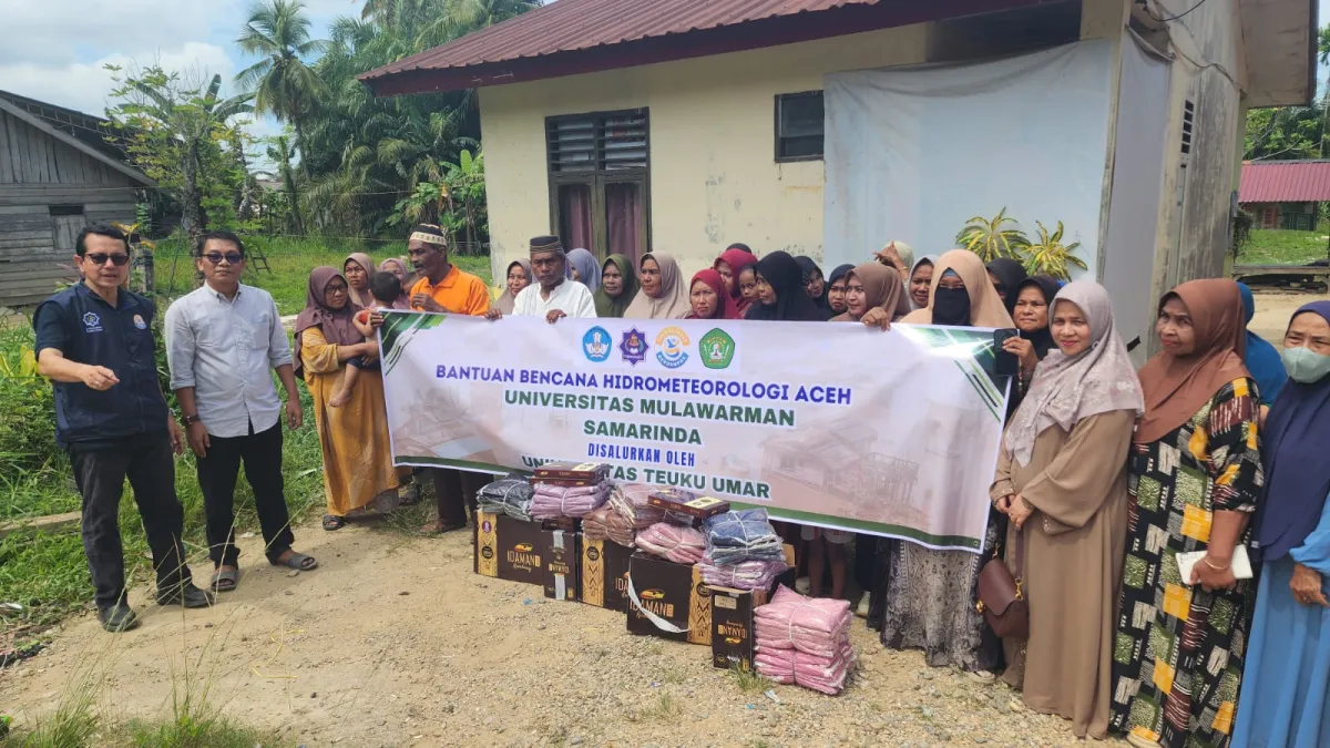 UTU Salurkan Bantuan Kemanusiaan untuk Penyintas Banjir di Aceh
