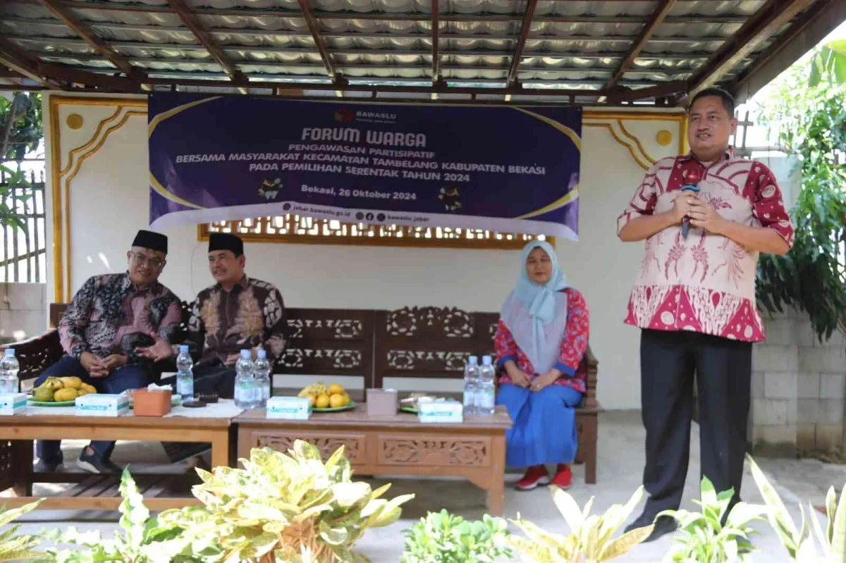 Bawaslu Jabar Selenggarakan Forum Warga untuk Pengawasan Partisipatif di Bekasi
