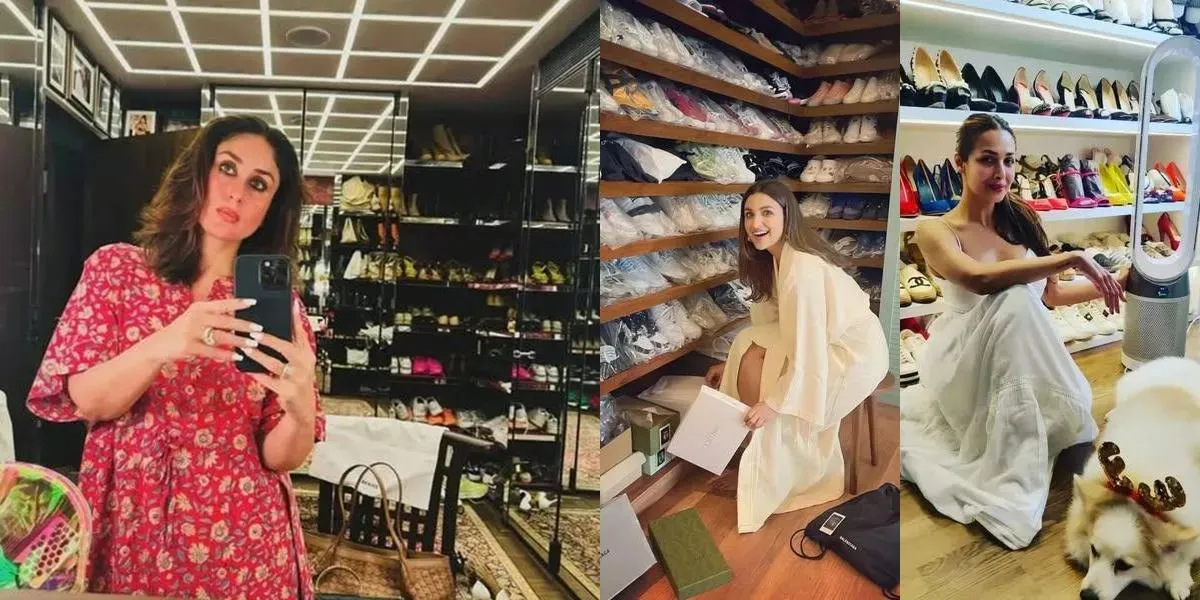Gaya Mewah Walk in Closet Selebriti Bollywood