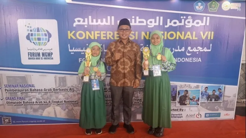 Siswa MIN 14 Raih Medali di Olimpiade Bahasa Arab Nasional 2025
