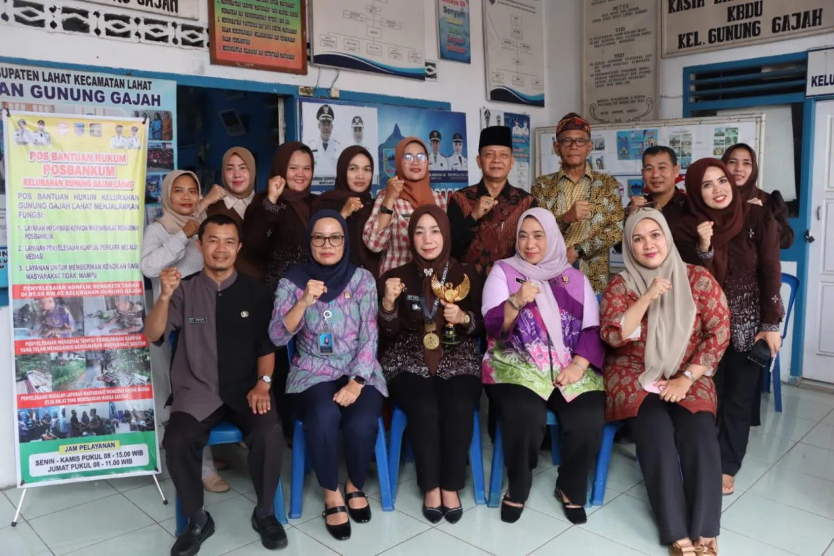 Kementerian Hukum Sumsel Laksanakan Supervisi Pos Bantuan Hukum di Lahat